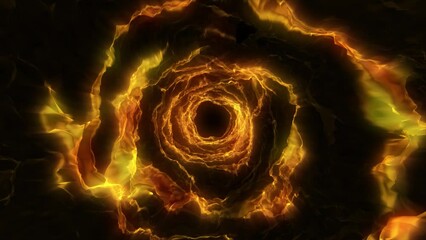 Wall Mural - Abstract  fantasy background energy wave tunnel shiny form loop