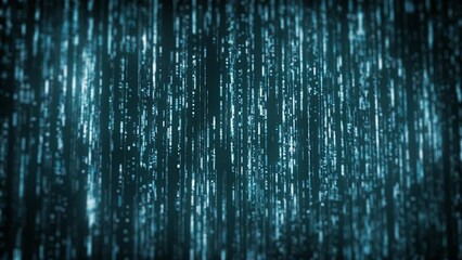 Wall Mural - big data digital business hitech background/ 4k animation of an abstract wallpaper big data business
