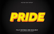© yellagraphic - editable text effect, Pride style