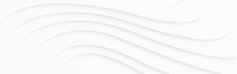 modern white wavy vector background. white paper cut background with 3d style and gradient white col
