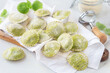 © ADDICTIVE STOCK - Fresh homemade ravioli with basil dough
