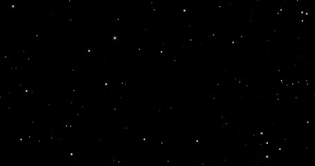 Wall Mural - cosmos, galaxy, starry sky, stars blink, shine, fly, blur, animated background of the night starry sky, screensaver with stars for overlay, copy space
