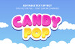 © woophy18 - editable text effect with 3d candy pop fun kids style