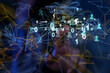 © vegefox.com - Abstract technology group and data 3d