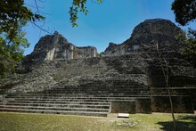 Ruins Of Ancient Becan. Discovered By Two Archaeologists Ruppert And Denison In 1934 ,contemporary Name Selected For The Site By Them , The Ancient Maya Name Is Not Know.