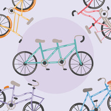 Background With Bikes