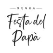 © FriendlyPixels - Buona festa del papà, italian text. Happy father's Day. Vector