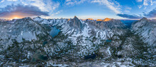 Beautiful Alpine Views Of Alice Lake In The Sawtooth Mountains
