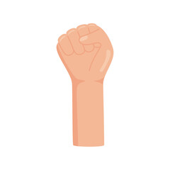 Sticker - hand human fist