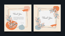 Hand Drawn Thank You Card Templates