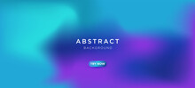 Abstract Blue Green Gradient Colurs Blurred Vector Background