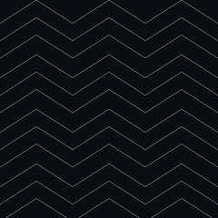 Wall Mural - zig zag chevron seamless pattern black and white background vector illustration pattern for website design or print