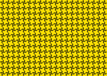 Background With Dots, Yellow Flower Seamless Pattern Design In Black Color On Yellow Dark Background, Seamless Pattern Design Of Small Flower In Yellow Color On Dark Background