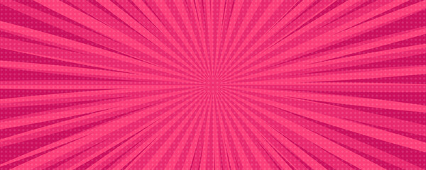 Colorful comic book background in pop art style