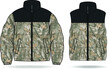 Camo Puffer Jacket & Vest Vector