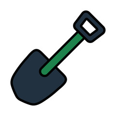 Sticker - Icon Of Camping Shovel