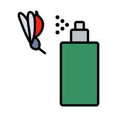 Sticker - Icon Of Mosquito Spray