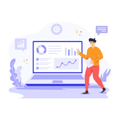 Wall Mural - data analyst
