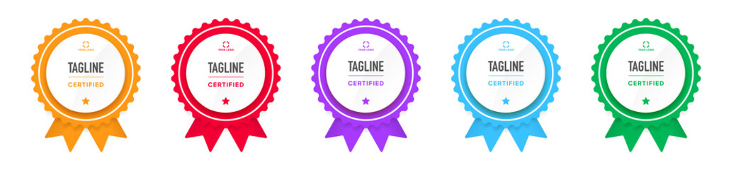 Wall Mural - vintage labels. badge check icon. verify icon stamp. star shape. certified badge for company or cele