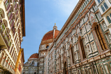 Wall Mural - The Florence Cathedral at historic center of Florence, Italy