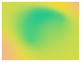 Wall Mural - green abstract gradient blurred background with grainy noise effect.
