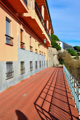 Wall Mural - suggestive seaside promenade of the Ligurian village of nervi Genoa Italy