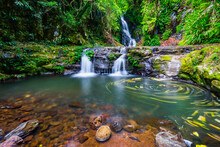 Elabana Falls, Lamington National Park, Queensland, New South Wales, Australia