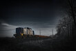 Zug in der Dämmerung - Freight Train -High quality photo - Ecology  - Cargo