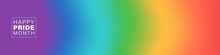 Pride Gradient Background With LGBTQ Pride Flag Colours