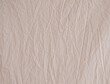 © Cherkasova Alie - Carelessly crumpled beige fabric as a background image. Uneven surface. The texture of the cotton fabric.