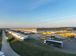 © Sebastian - Sosnowiec, May 10, 2022, Poland, Amazon warehouses photos from the drone. Aerial photos for Amazon warehouses in Poland, Sosnowiec. Concept of online stores, Amazon sale.