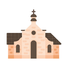 Sticker - church building facade