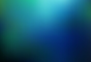 Wall Mural - Dark Blue, Green vector blurred shine abstract pattern.