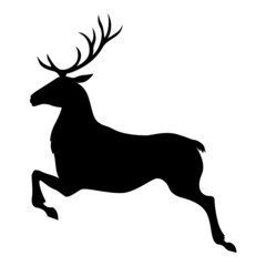 Sticker - Deer silhouette icon