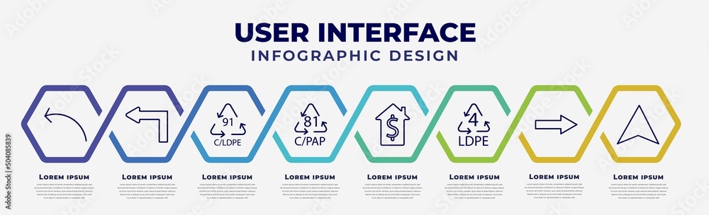 vector infographic design template with icons and 8 options or steps ...