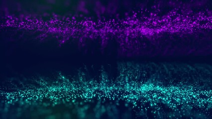 Wall Mural - abstract particles background animation