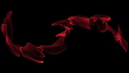 Wall Mural - abstract particles background animation