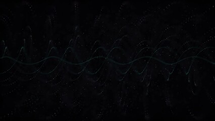Wall Mural - abstract particles background animation
