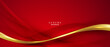 abstract vector luxury red and gold background modern creative concept