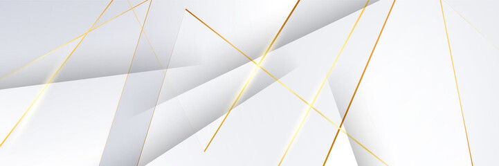 modern minimal and clean white gold background with realistic line wave shape . elegant silver desig