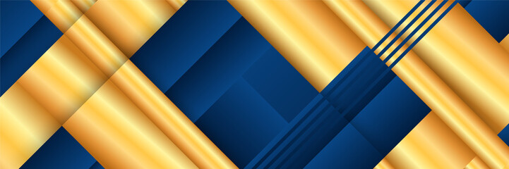 blue and gold colorful abstract modern technology background design. Vector abstract graphic presentation design banner pattern background web template.