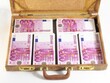 Suitcase Full of Banknotes