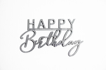 Poster - Happy Birthday. Greeting. Plexiglas product. Topper