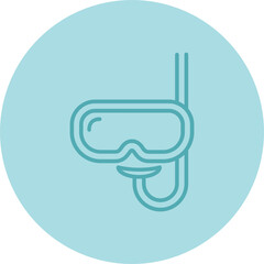 Sticker - Snorkel Icon 