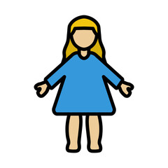 Sticker - Doll Toy Icon