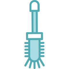 Poster - Toilet Brush Icon 