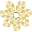 roślina kwiat liście złoty deseń tekstura pattern