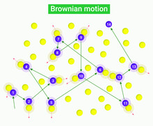 Brownian Motion: The Random Movement Exhibited By The Colloid Particles Throughout The Dispersion Medium Is Known As Brownian Movement.