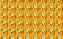 Vintage Fire Abstract Pattern Yellow