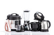 © gonzalocalle - Kitchen Home Appliances - Different household appliances On White Background